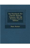 Das Reisebuch Der Familie Rieter, Volumes 166-168