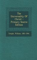 The Universality of Christ - Primary Source Edition: (English)