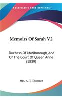Memoirs Of Sarah V2