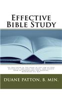 Effective Bible Study