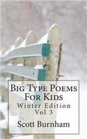 Big Type Poems For Kids