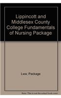 Lippincott and Middlesex County College Fundamentals of Nursing Package
