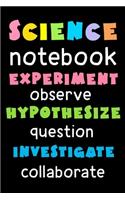 Science Notebook.