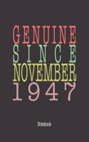 Genuine Since November 1947