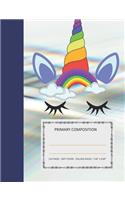Primary Composition: College Ruled - 110 pages - 7.44 X 9.69". SOFT COVER(1 Unicorn)