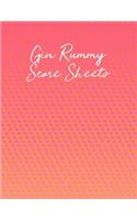 Gin Rummy Score Sheets: A pad of scoresheets: Perfect for scorekeeping: Vol. 19