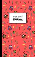 Dot Grid Journal: A Cute Pink Notebook with Owls for Creative Design and Organization