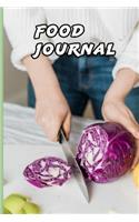 Food Journal: Food Journal/Food Diary/Diet Journal Notebook, exercise daily,110 Pages - 6" x 9", Glossy cover.(3 Food)