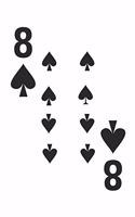 Eight Of Spades Notebook