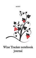 Wine Tracker notebook journal