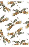 Diabetic Log Book: Portable Blood Glucose Chart, Daily Diary - Small Notebook - Dragonflies