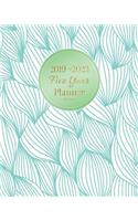 2019-2023 Five Year Planner-Green Lines: 60 Months Planner and Calendar, Monthly Calendar Planner, Agenda Planner and Schedule Organizer, Journal Planner and Logbook, Appointment Notebook, 