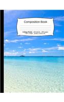 Beach Composition Notebook, College Ruled