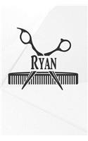 Ryan: Hairdresser Barber Action Daily Planner Weekly and Monthly: A Year - 365 Daily - 52 Week Journal Planner Calendar Schedule Organizer Appointment Not