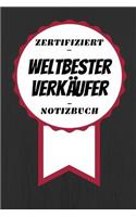 Notizbuch - Zertifiziert - Weltbester - Verkäufer
