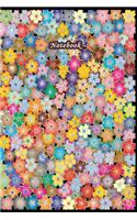 Notebook: Dairy and Journal Flower Pattern to Write in Notes and Thoughts 6*9 in Lined Notebook