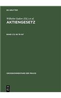 Aktiengesetz, Band 1/2, Â§Â§ 76-147