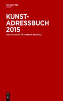 Kunstadressbuch Deutschland, OEsterreich, Schweiz 2015
