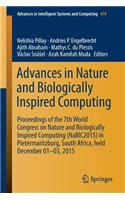 Advances in Nature and Biologically Inspired Computing