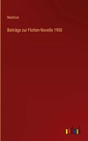 Beiträge zur Flotten-Novelle 1900