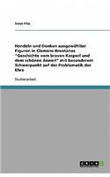 Handeln und Denken ausgewählter Figuren in Clemens Brentanos 