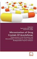 Micronization of Drug Crystals Of Aceclofenac