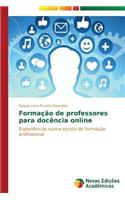 Formação de professores para docência online