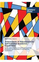 Antecedents of Adjustment for Self-Initiated Academic Expatriates