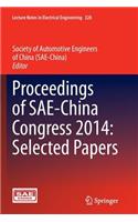 Proceedings of Sae-China Congress 2014: Selected Papers
