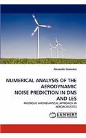 Numerical Analysis of the Aerodynamic Noise Prediction in DNS and Les
