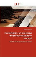 L'Euror�gion, Un Processus d'Institutionnalisation Manqu�: (Omn.Univ.Europ.)