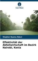 Effektivität der Abfallwirtschaft im Bezirk Nairobi, Kenia