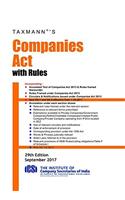 Companies Act with Rules (Hardbound Pocket Edition)