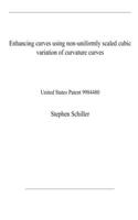 Enhancing curves using non-uniformly scaled cubic variation of curvature curves
