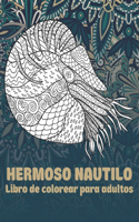 Hermoso Nautilo - Libro de colorear para adultos