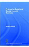 Finance for Small and Entrepreneurial Business