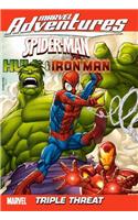 Hulk & Ironman: Triple Threat(Marvel Adventures Super Heroes)