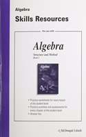McDougal Littell Structure & Method: Algebra Skills Resource Book 1