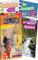 Learn-At-Home: Social Studies Bundle Grade 3: 4-Book Set