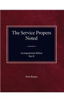 The Service Propers Noted/Accompaniment Edition Part II