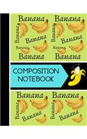 Banana Composition Notebook
