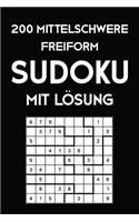 200 Mittelschwere Freiform Sudoku Mit Lösung