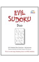 Evil Sudoku Duo Puzzle Book