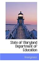 State of Maryland Department of Education