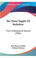 The Water Supply Of Berkshire