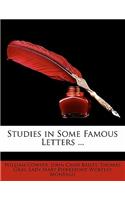 Studies in Some Famous Letters ...