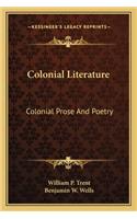 Colonial Literature