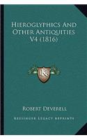 Hieroglyphics And Other Antiquities V4 (1816)