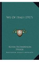 We Of Italy (1917)