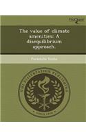 The Value of Climate Amenities: A Disequilibrium Approach